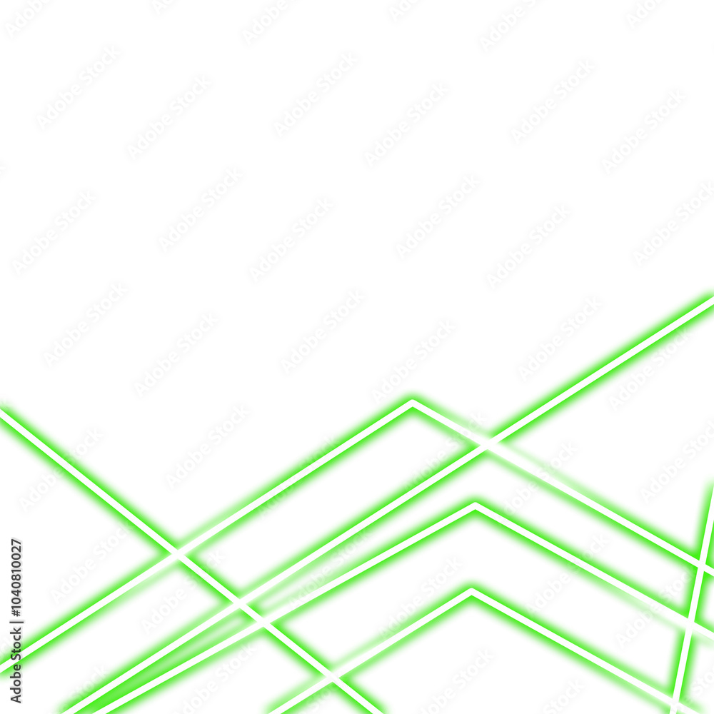Neon Green Glowing Lines Overlay Neon Green Glowing Lines Overlay