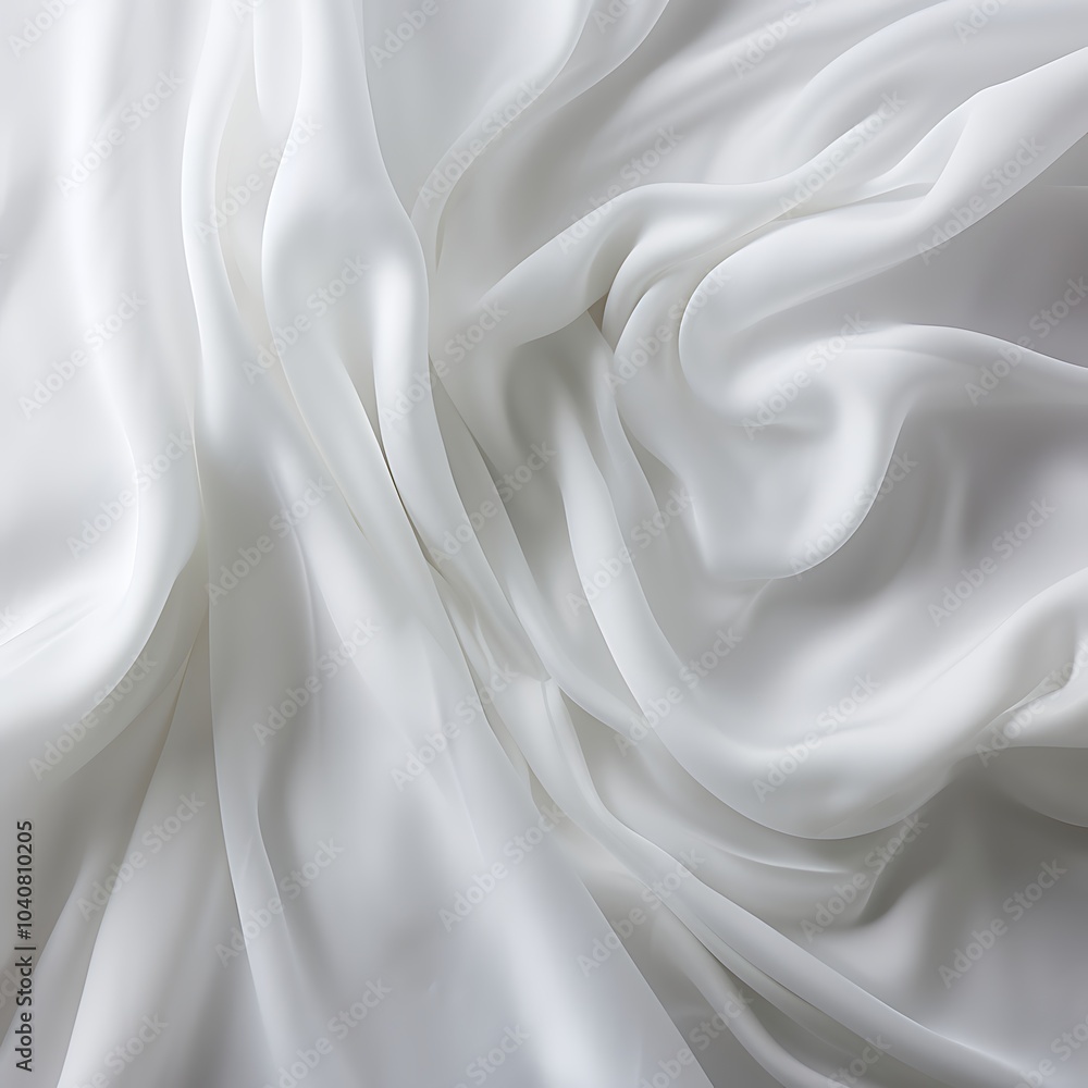Fototapeta premium White Satin Cloth Texture Background
