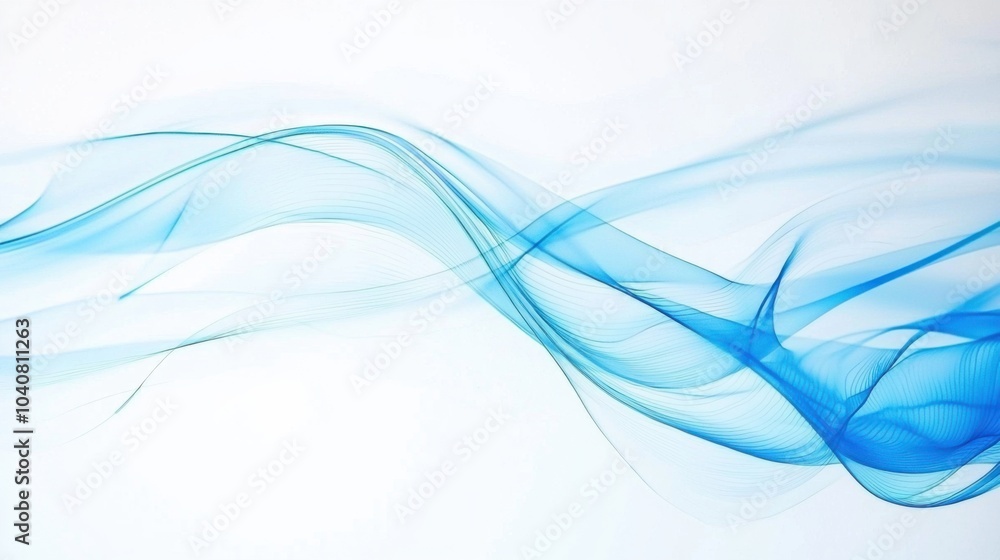 Blue Waves Abstract Background: A Serene Digital Art Expression Blue Waves Abstract Background: A Serene Digital Art Expression