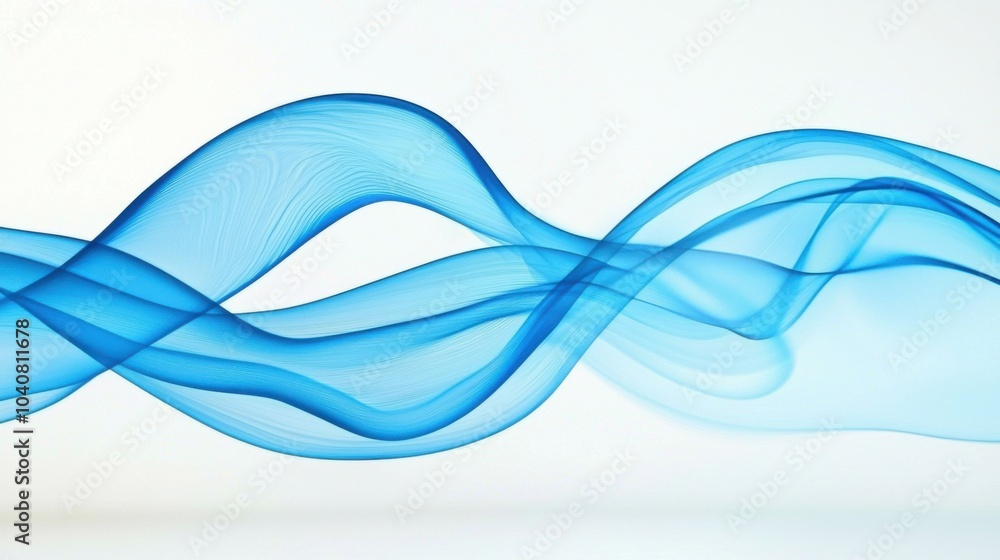 Blue Waves Abstract Background: A Serene Digital Art Expression Blue Waves Abstract Background: A Serene Digital Art Expression