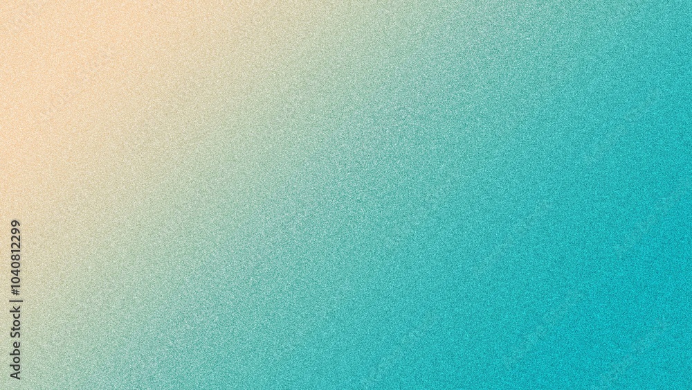 Beautiful cream to turquoise gradient background evoking beach sand and ocean waves. A rough, textured noise effect, ideal for beach themed designs, nature inspired artwork, and creative projects Beautiful cream to turquoise gradient background evoking beach sand and ocean waves. A rough, textured noise effect, ideal for beach themed designs, nature inspired artwork, and creative projects