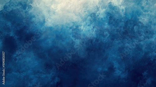 Wallpaper Mural Chic dark blue paint background featuring abstract watercolor and grunge style Torontodigital.ca