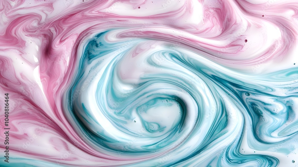 Fluid Abstract Patterns with Gentle Swirls Fluid Abstract Patterns with Gentle Swirls