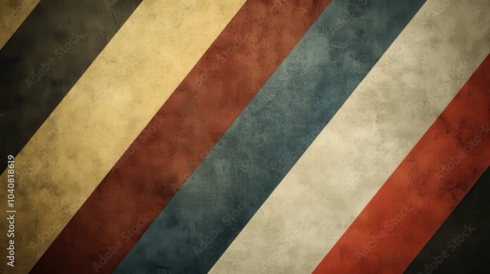 Retro Inspired Background with Diagonal Stripes Retro Inspired Background with Diagonal Stripes