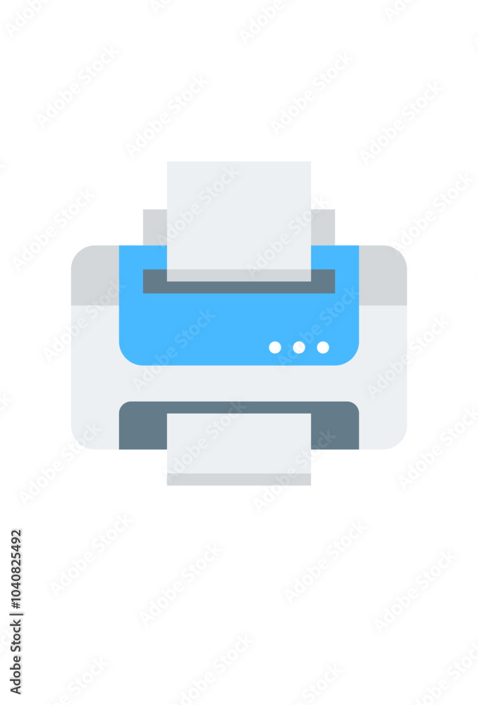 simple printer vector icon for design simple printer vector icon for design
