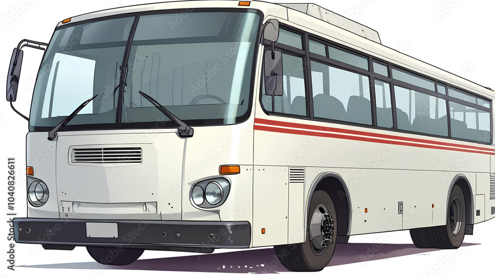 Fototapeta premium bus on the road