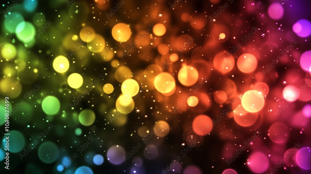 Colorful bokeh lights background, festive and abstract design for celebrations Colorful bokeh lights background, festive and abstract design for celebrations