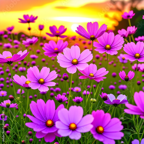 cosmos flower with senset3