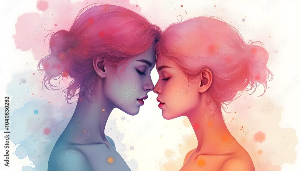 World Conjoined Twins Day Illustration Art Design World Conjoined Twins Day Illustration Art Design