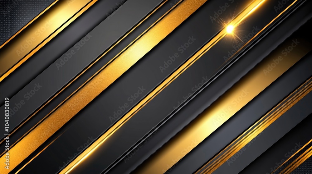 Sleek Elegant Abstract Background with Gold Accents Sleek Elegant Abstract Background with Gold Accents