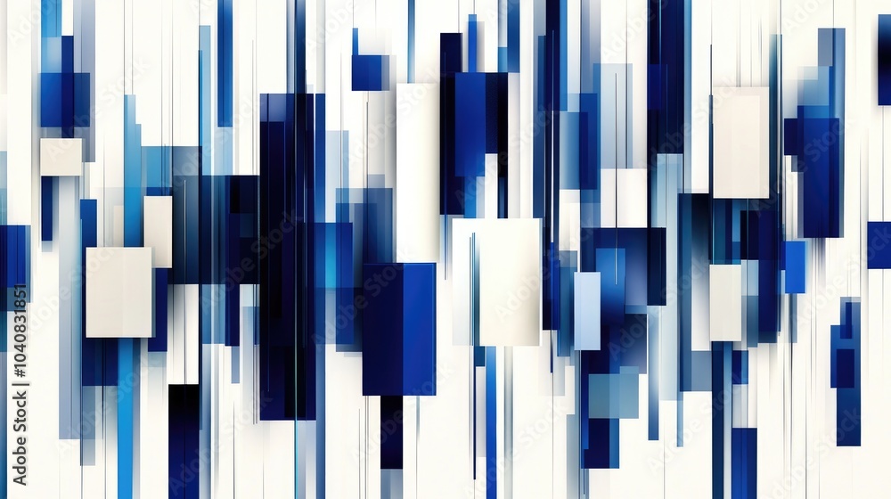 Elegant Geometric Abstract Background in Blue Tones Elegant Geometric Abstract Background in Blue Tones