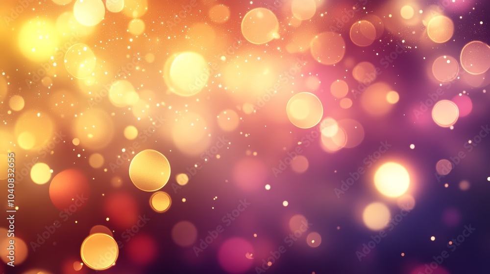 Abstract bokeh lights background, festive glow for holiday designs and celebrations Abstract bokeh lights background, festive glow for holiday designs and celebrations