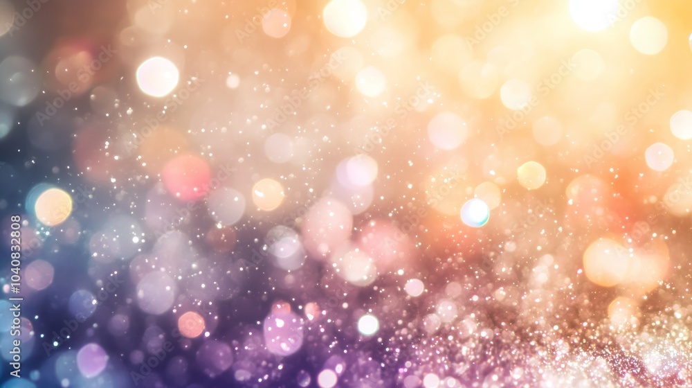 Abstract bokeh lights background, a captivating display of vibrant colors and soft focus Abstract bokeh lights background, a captivating display of vibrant colors and soft focus