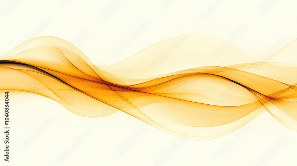 Mesmerizing Flowing Abstract Artwork in Warm Tones Mesmerizing Flowing Abstract Artwork in Warm Tones