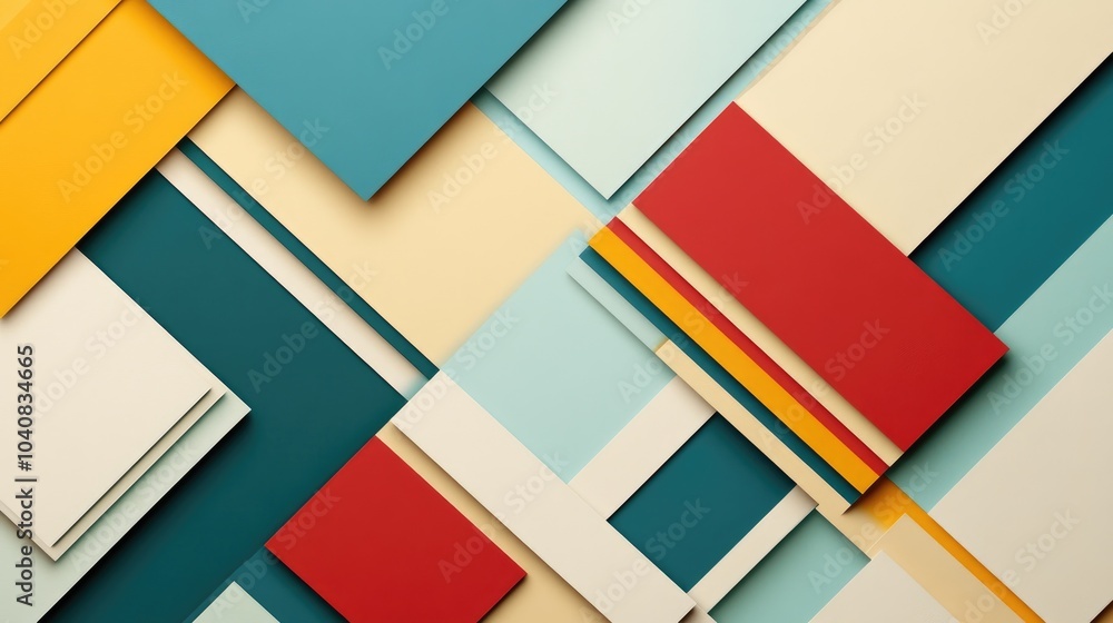 Modern Abstract Overlapping Shapes Background Modern Abstract Overlapping Shapes Background