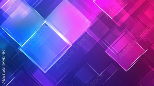 Vibrant Modern Abstract Background with Overlapping Shapes