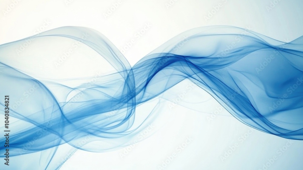 Modern Abstract Blue Flowing Background Modern Abstract Blue Flowing Background