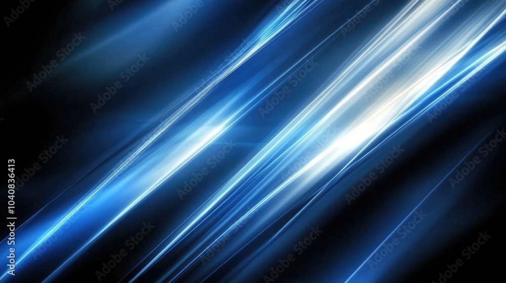 Shiny Blue Abstract Background with Radiant Effects Shiny Blue Abstract Background with Radiant Effects