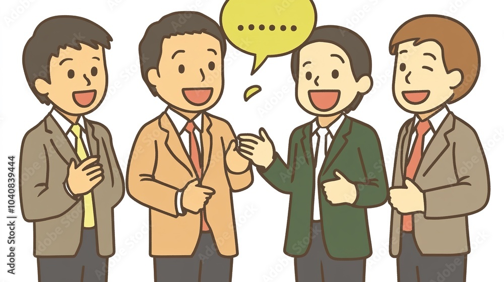 Cartoon Vector Icon of People Talking: A Symbol of Communication, Interaction, and Social Engagement Cartoon Vector Icon of People Talking: A Symbol of Communication, Interaction, and Social Engagement