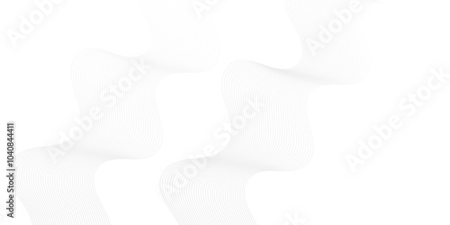 Abstract white light blend paper wave line. vector gradient transparent tech wave curve creative technology flowing smooth diagonal background. Modern creative wave lines glowing moving sound.