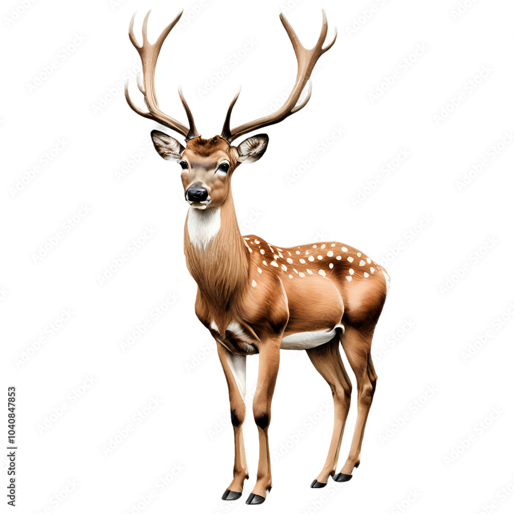 Majestic Deer Stands Gracefully in a Stunning Display of Nature's Beauty and Wildlife Elegance Captured in Detail Majestic Deer Stands Gracefully in a Stunning Display of Nature's Beauty and Wildlife Elegance Captured in Detail