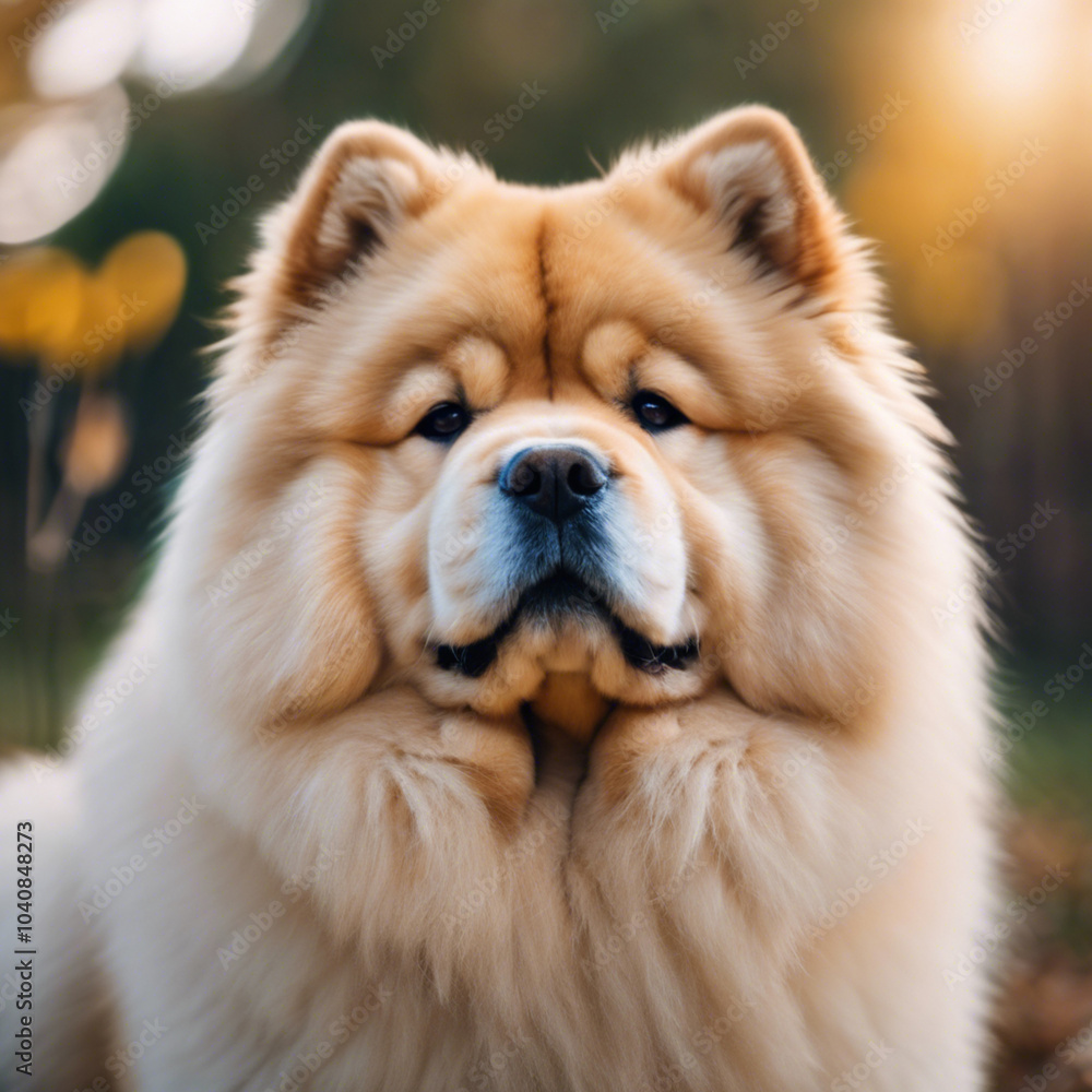 Chow Chow Dog Closeup Chow Chow Dog Closeup