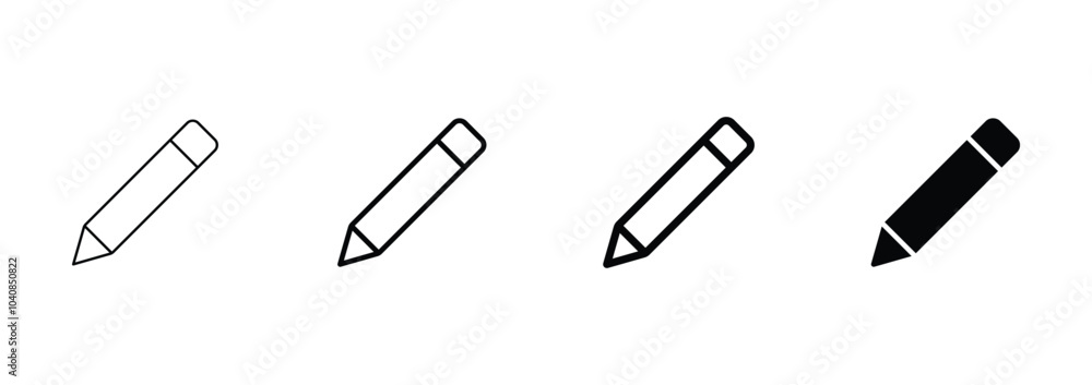 Pencil Icon vector. Edit icon symbol vector Pencil Icon vector. Edit icon symbol vector