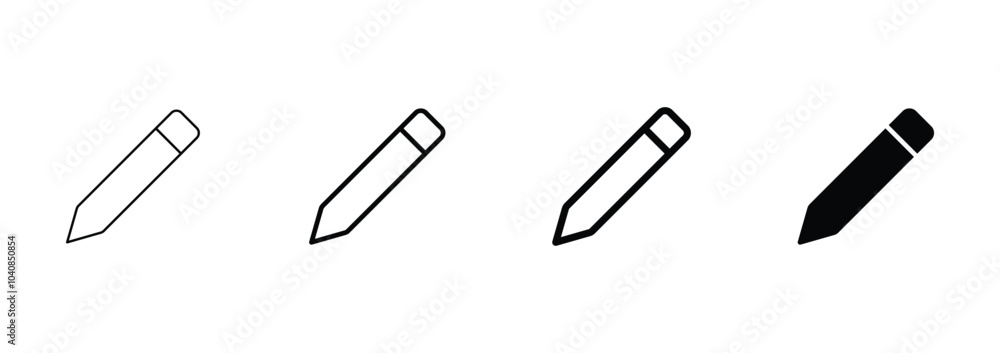 Pencil Icon vector. Edit icon symbol vector Pencil Icon vector. Edit icon symbol vector