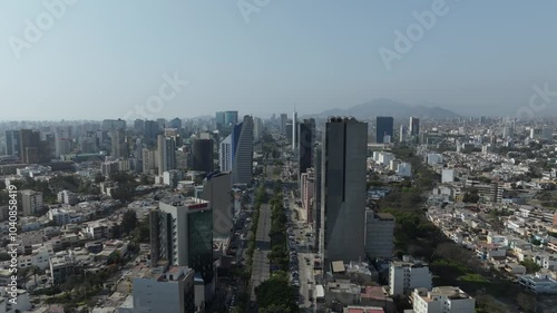 Centro financiero de San Isidro en Lima