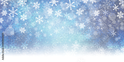 雪　クリスマス　冬　光　背景	