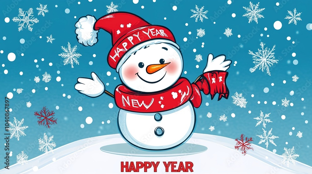 Stylish 'HAPPY NEW YEAR' Text Design for T-Shirt: A Festive and Cheerful Typography Illustration Perfect for Celebrating the New Year with Style and Joyful Spirit Stylish 'HAPPY NEW YEAR' Text Design for T-Shirt: A Festive and Cheerful Typography Illustration Perfect for Celebrating the New Year with Style and Joyful Spirit