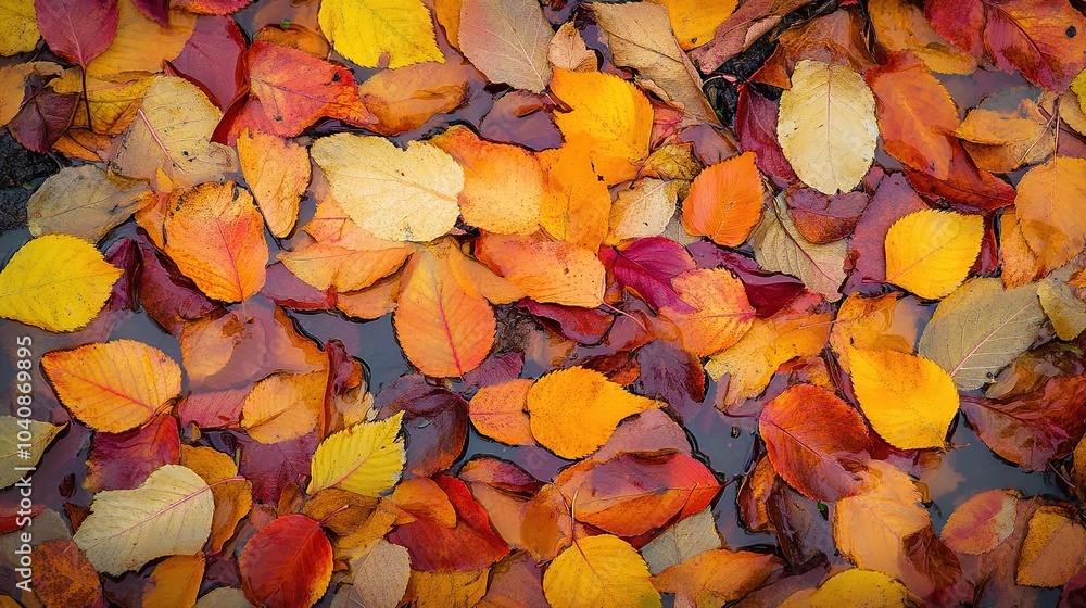 A vibrant autumn scene with colorful falling leaves in shades of orange, red, and yellow. The illustration captures the essence of fall, with leaves swirling through the air in a soft breeze, A vibrant autumn scene with colorful falling leaves in shades of orange, red, and yellow. The illustration captures the essence of fall, with leaves swirling through the air in a soft breeze,