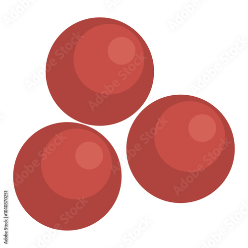Christmas decoration icon vector image with a white background