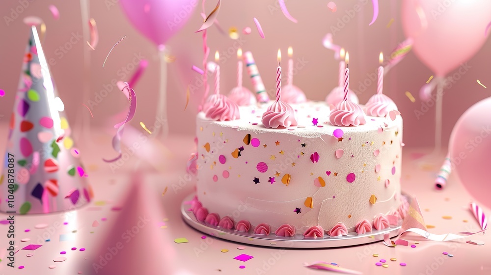 Pink_background_birthday_cake_pink_birthday_party Pink_background_birthday_cake_pink_birthday_party