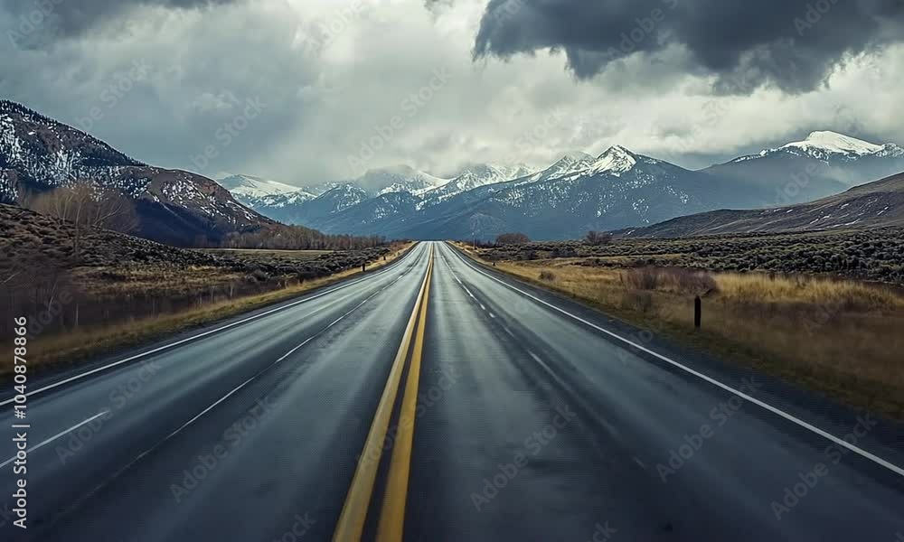 road to the mountains road to the mountains