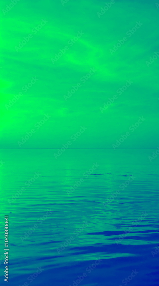 Fototapeta premium Calming Ocean With The Sky