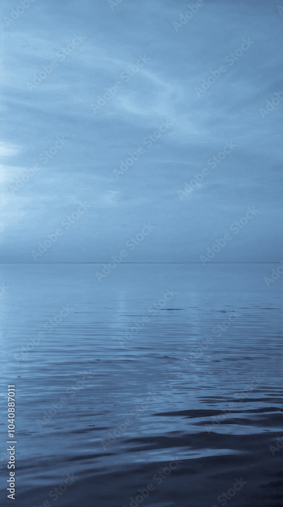 Obraz premium Calming Ocean With The Sky