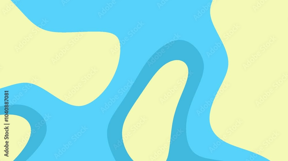 Abstract Background with Blue and Yellow Shapes Abstract Background with Blue and Yellow Shapes