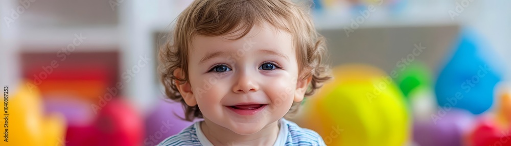 Radiant smile of a young boy, capturing the essence of childhood joy and happiness in heartwarming portrait Radiant smile of a young boy, capturing the essence of childhood joy and happiness in heartwarming portrait