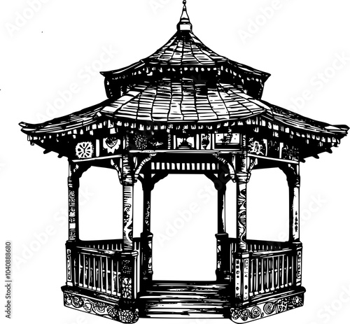 chinese cultural gazebo