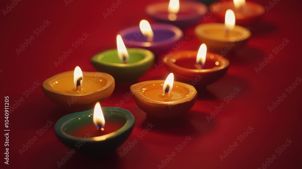 abstract indian landscape with podium in diwali moods, with golden and colorful details and lights abstract indian landscape with podium in diwali moods, with golden and colorful details and lights