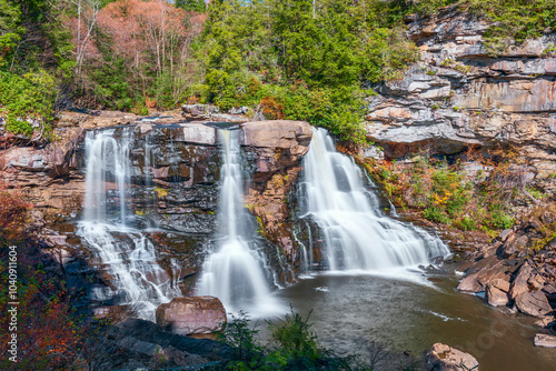 Blackwater Falls along the Blackwater River in Blackwater Falls State Park