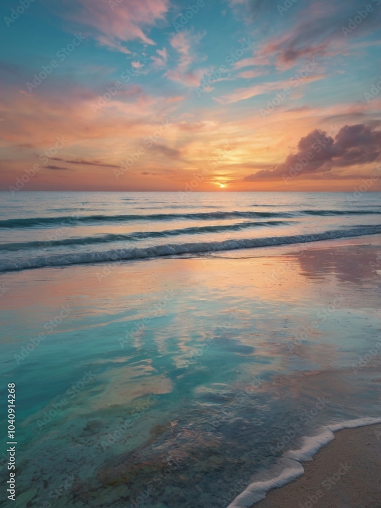 Fototapeta premium a calm and beautiful sea