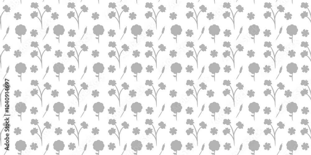 Flower illustration pattern. Flower seamless pattern background. Flower background. Floral decoration background. silhouette flower background. Flower illustration pattern. Flower seamless pattern background. Flower background. Floral decoration background. silhouette flower background.