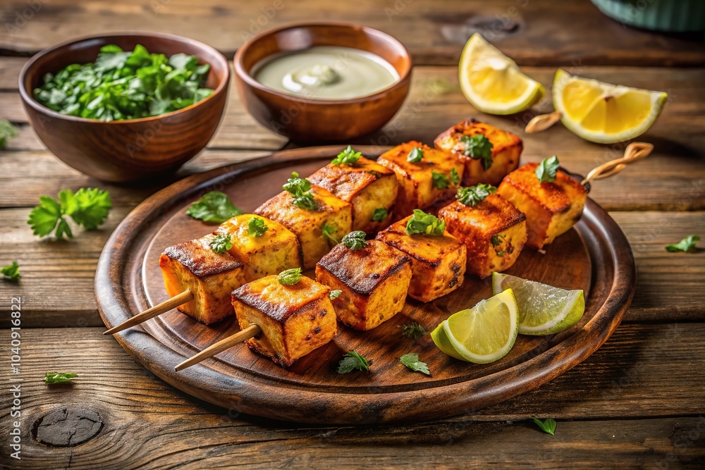 Indulge in the deliciousness of Paneer Tikka, an Indian classic. Indulge in the deliciousness of Paneer Tikka, an Indian classic.
