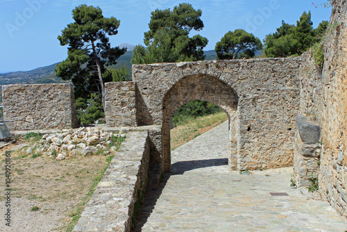 Grèce, Golfe de Corinthe, ville de Nafpaktos