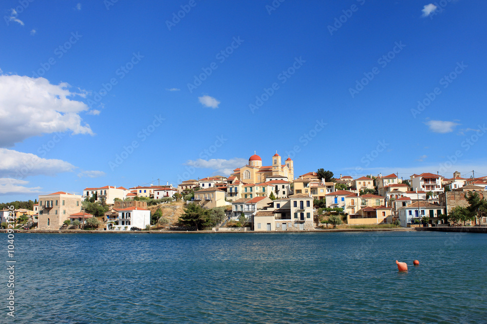 Fototapeta premium Grèce, village de Galaxidi 