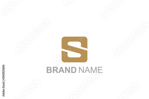 Initial S logo design