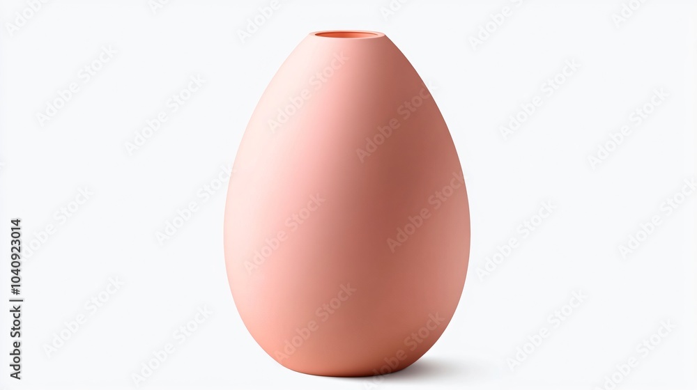 Elegant minimalist pink vase design Elegant minimalist pink vase design