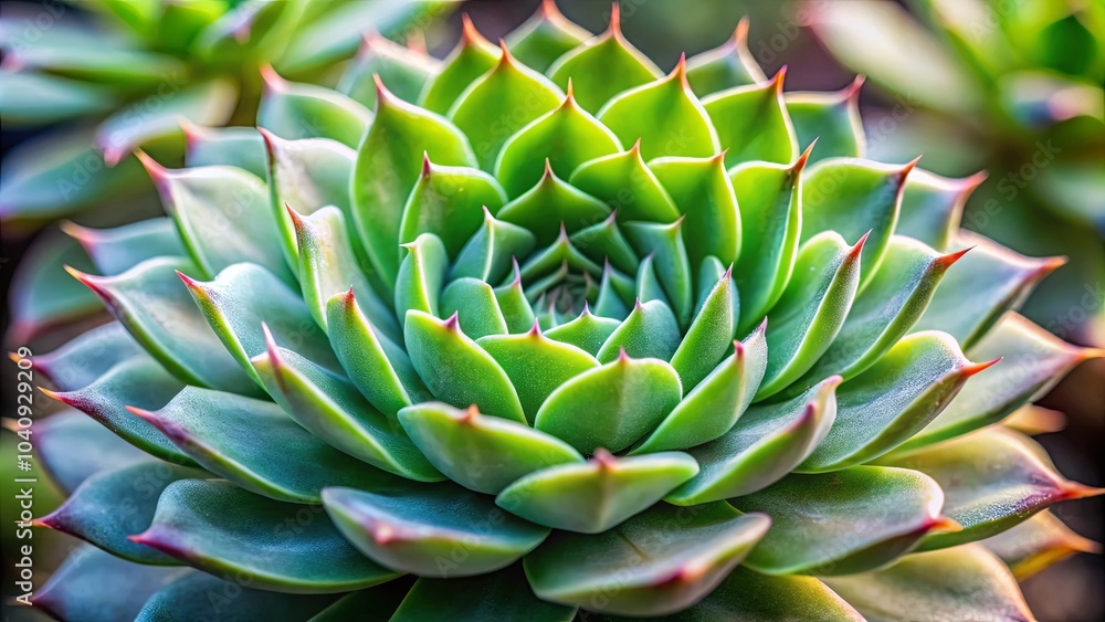 A close-up view of a succulent, showcasing intricate details of its overlapping, green leaves with subtle hints of red, forming a captivating spiral pattern. A close-up view of a succulent, showcasing intricate details of its overlapping, green leaves with subtle hints of red, forming a captivating spiral pattern.